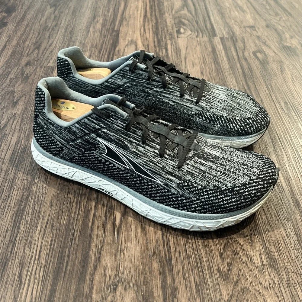 Altra Escalante 2 Shoes Mens 11.5 Gray Black Footshape Zero Drop Road Jogging